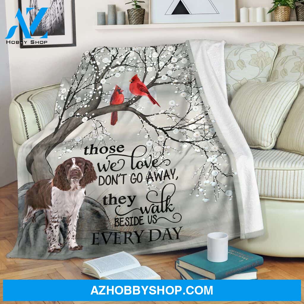 fn 5 english springer spaniel every day Fleece Blanket