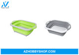 Folding Vegetable Board Household Multifunctional Anvil Washing Basket Greygreen