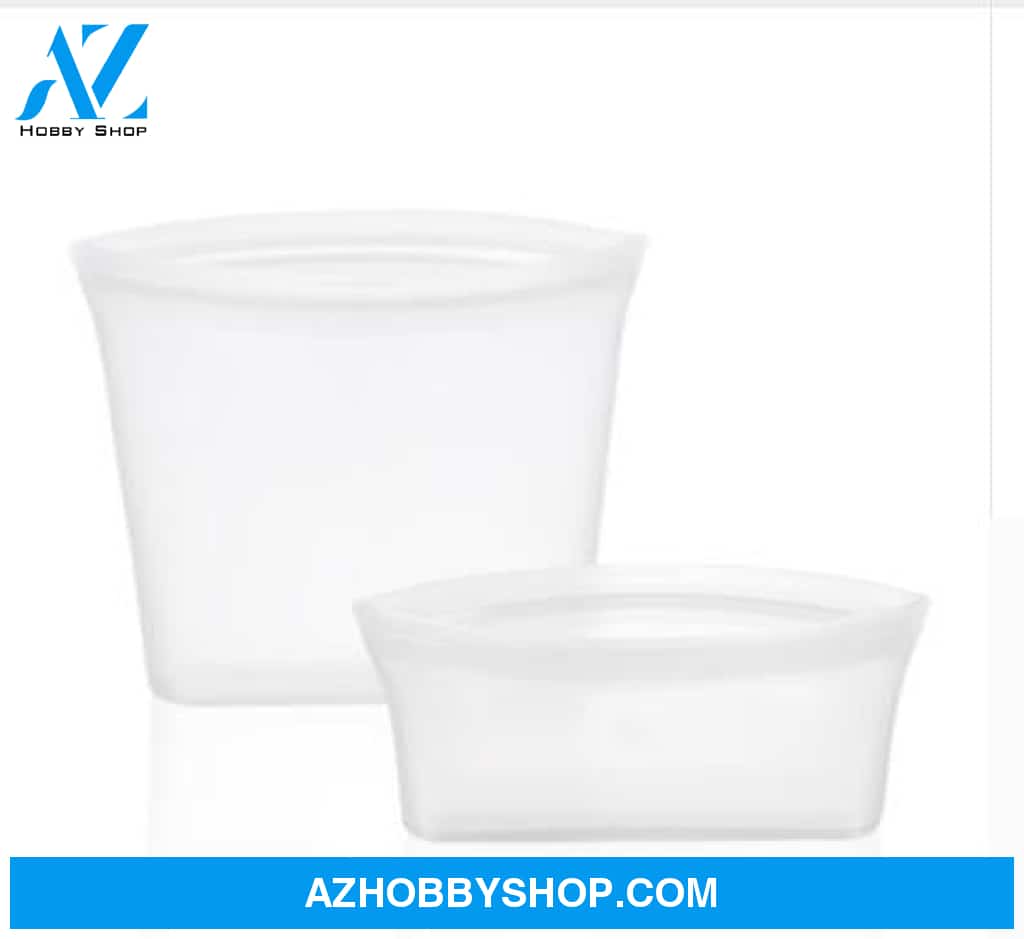Food Silicone Bag Fresh-Keeping Storage Box Bagwhite2Pcs
