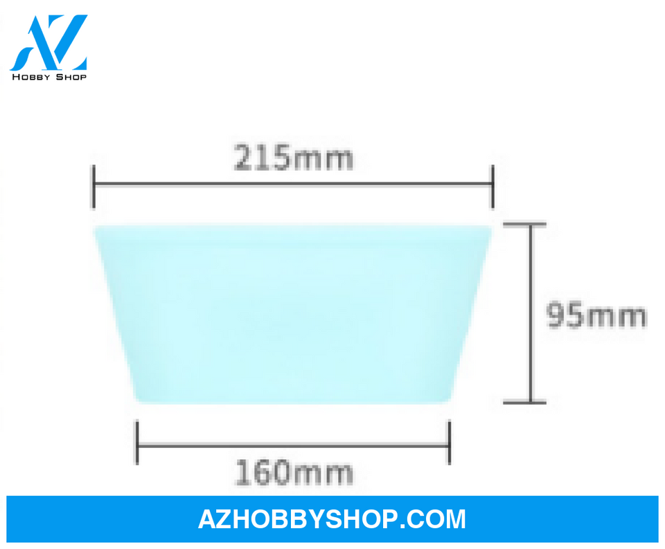 Food Silicone Bag Fresh-Keeping Storage Box Bluedishes500Ml