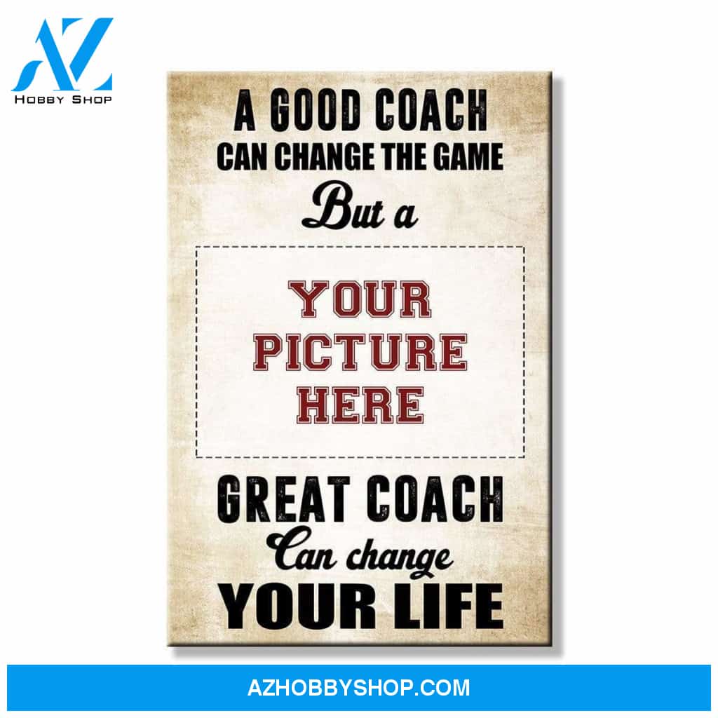 Football Coach Custom canvas prints With Photo