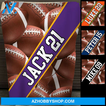 Football Lover - Personalized Blanket - Sport