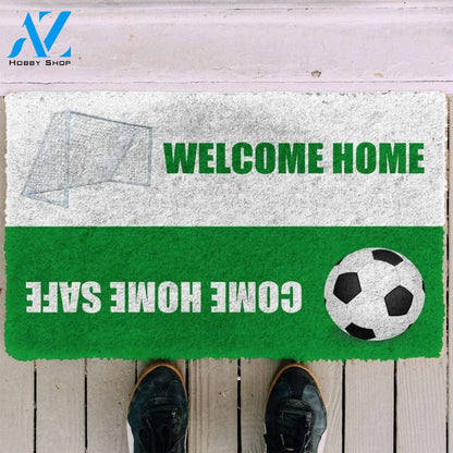 Gearhumans Gearhuman 3D Football Welcome Home Custom Doormat