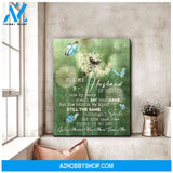 For My Husband Butterfly Wall Art Canvas