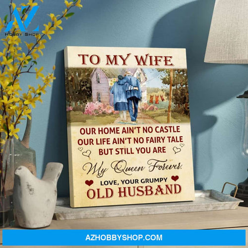Anniversary Gift For Wife Our Home Ain't No Castle Canvas