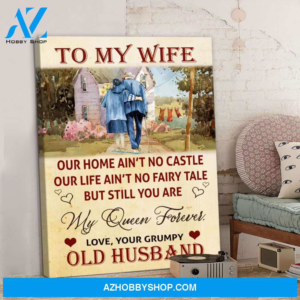 Anniversary Gift For Wife Our Home Ain't No Castle Canvas