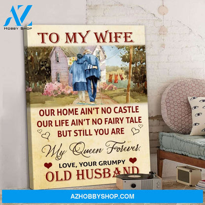 Anniversary Gift For Wife Our Home Ain't No Castle Canvas