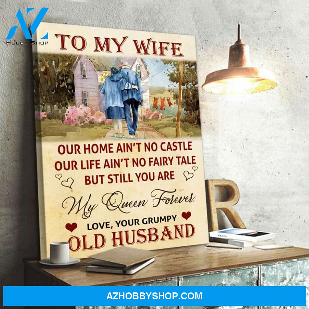 Anniversary Gift For Wife Our Home Ain't No Castle Canvas