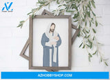 Forever In The Arms Of Jesus Canvas And Poster, Canvas Painting, Wall Decor Visual Art