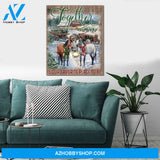 Forever Is Our Favorite Place To Be Christmas Gift Idea Canvas Wall Art