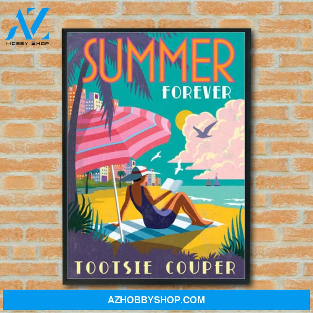 Forever summer Canvas And Poster, Wall Decor Visual Art