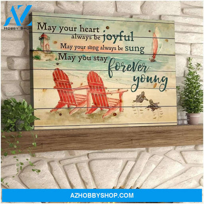 Forever Young Turtle Wall Art Canvas
