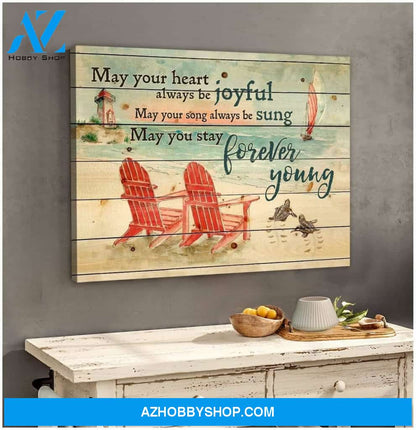 Forever Young Turtle Wall Art Canvas