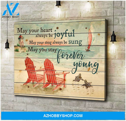 Forever Young Turtle Wall Art Canvas