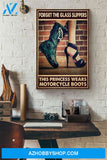Forget The Glass Slippers This Princess Wears Motorcycle Boots Canvas And Poster, Wall Decor Visual Art