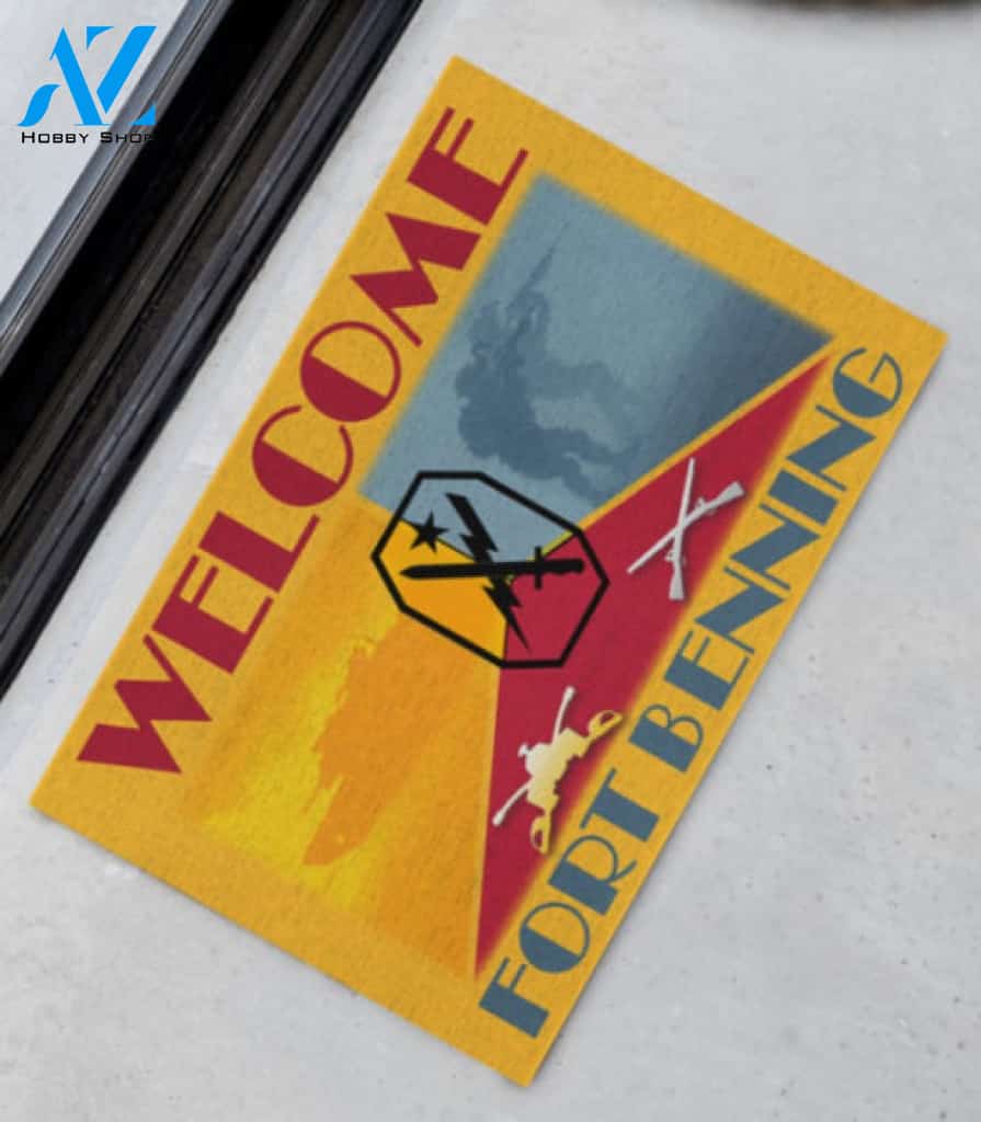 Fort Benning Veteran Welcome Doormat