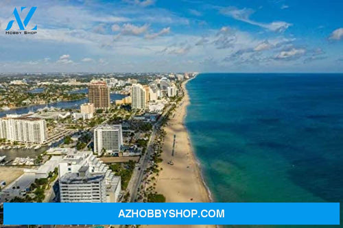 Fort Lauderdale Florida - Coastal Shoreline At Day