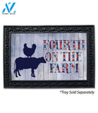 Fourth on the Farm Doormat - 18" x 30"