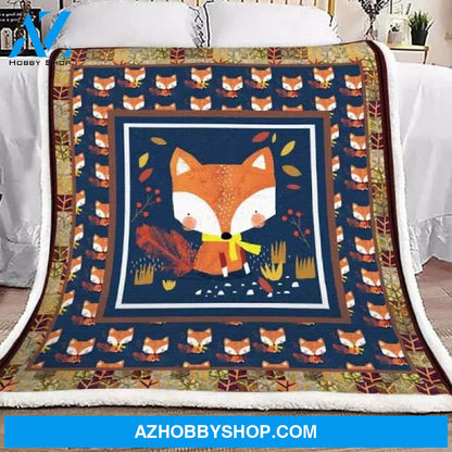 Fox Fleece Blanket