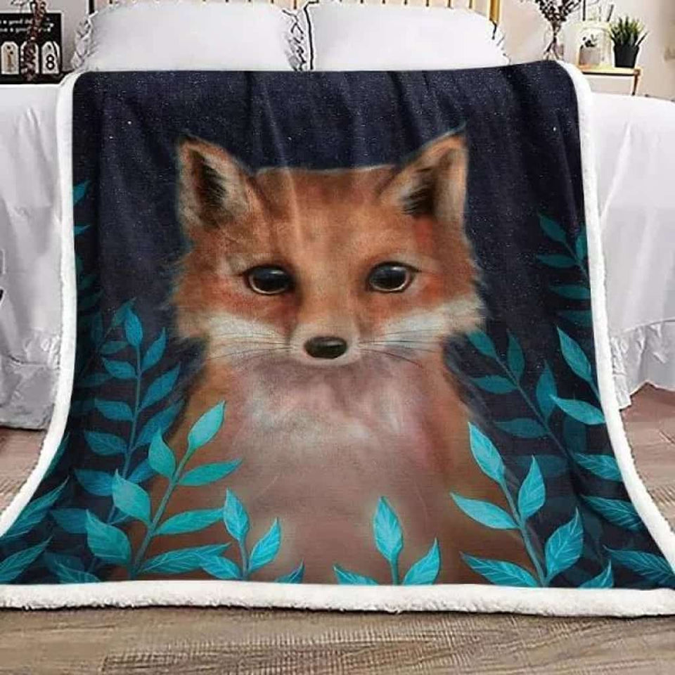 Fox Fleece Blanket