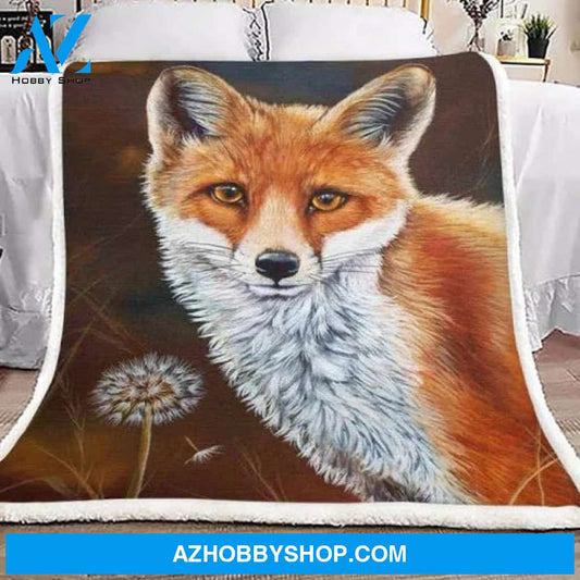 Fox Fleece Blanket