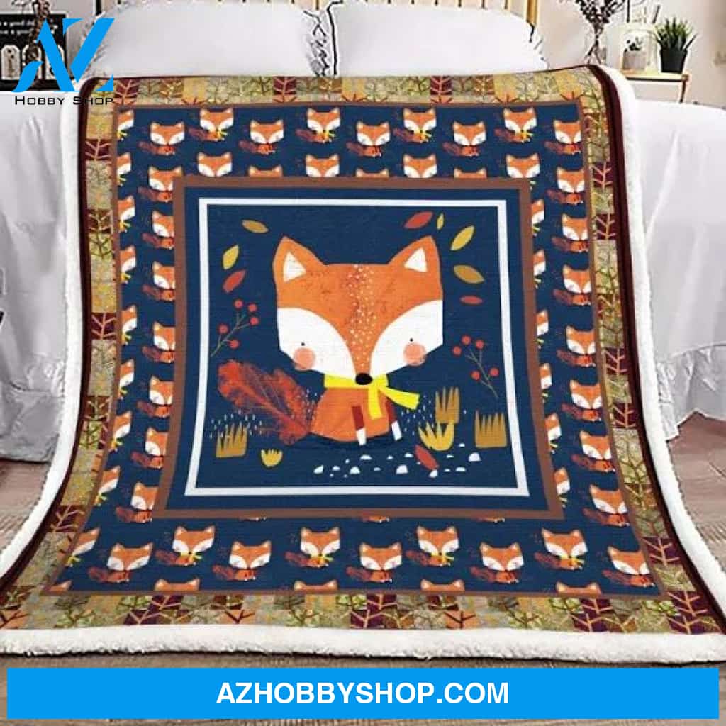 Fox Fleece Blanket