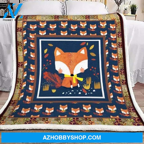Fox Fleece Blanket