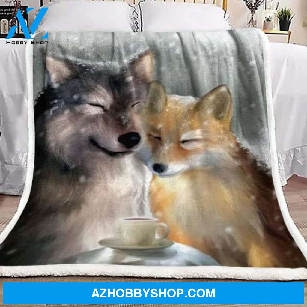 Fox Fleece Blanket