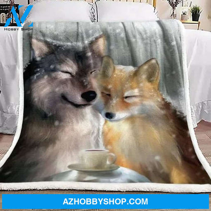 Fox Fleece Blanket