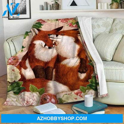 Fox Fleece Blanket