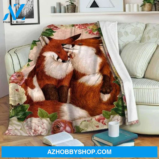 Fox Fleece Blanket