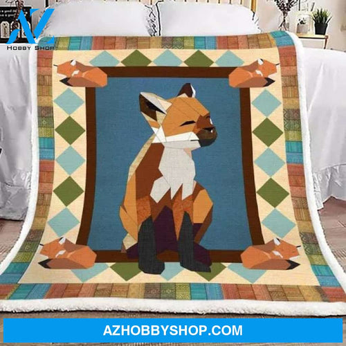 Fox Fleece Blanket