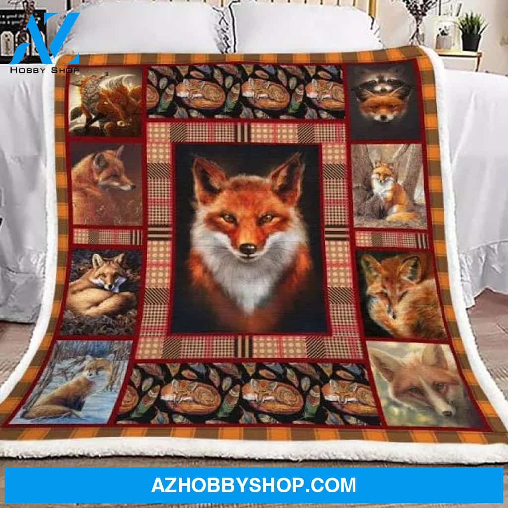 Fox Fleece Blanket