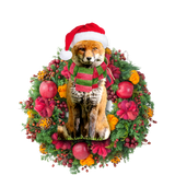 Godmerch- Ornament- Fox Christmas Ornament, Happy Christmas Ornament, Car Ornament