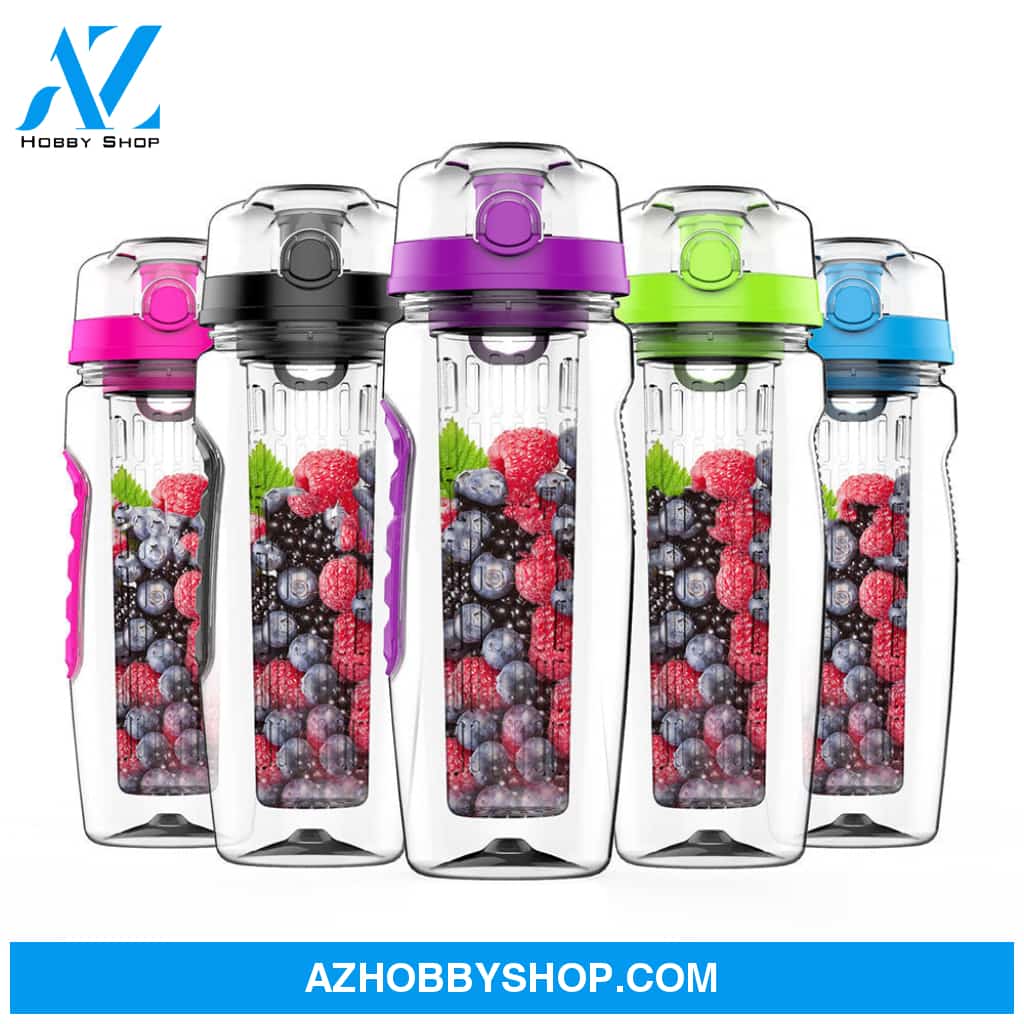 Free Fruit Infuser Juice Shaker Bottle Portable Climbing Camp