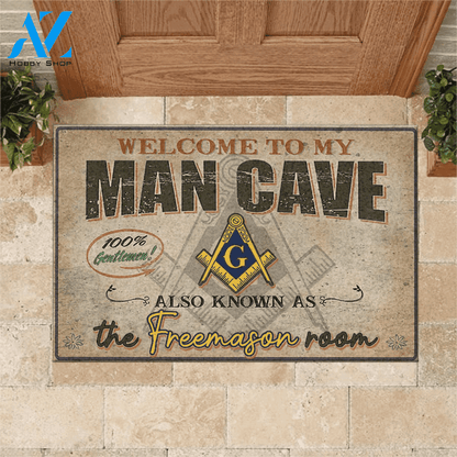 Freemasonry Doormat The Freemason Room | Welcome Mat | House Warming Gift