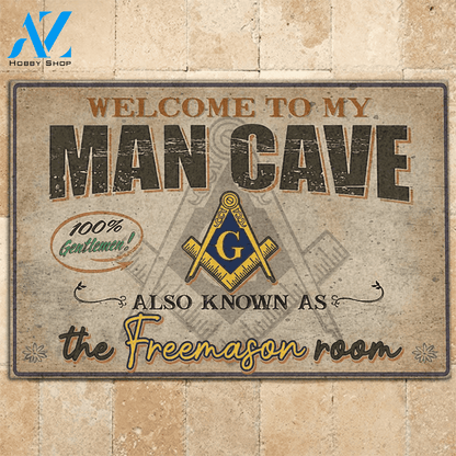 Freemasonry Doormat The Freemason Room | Welcome Mat | House Warming Gift