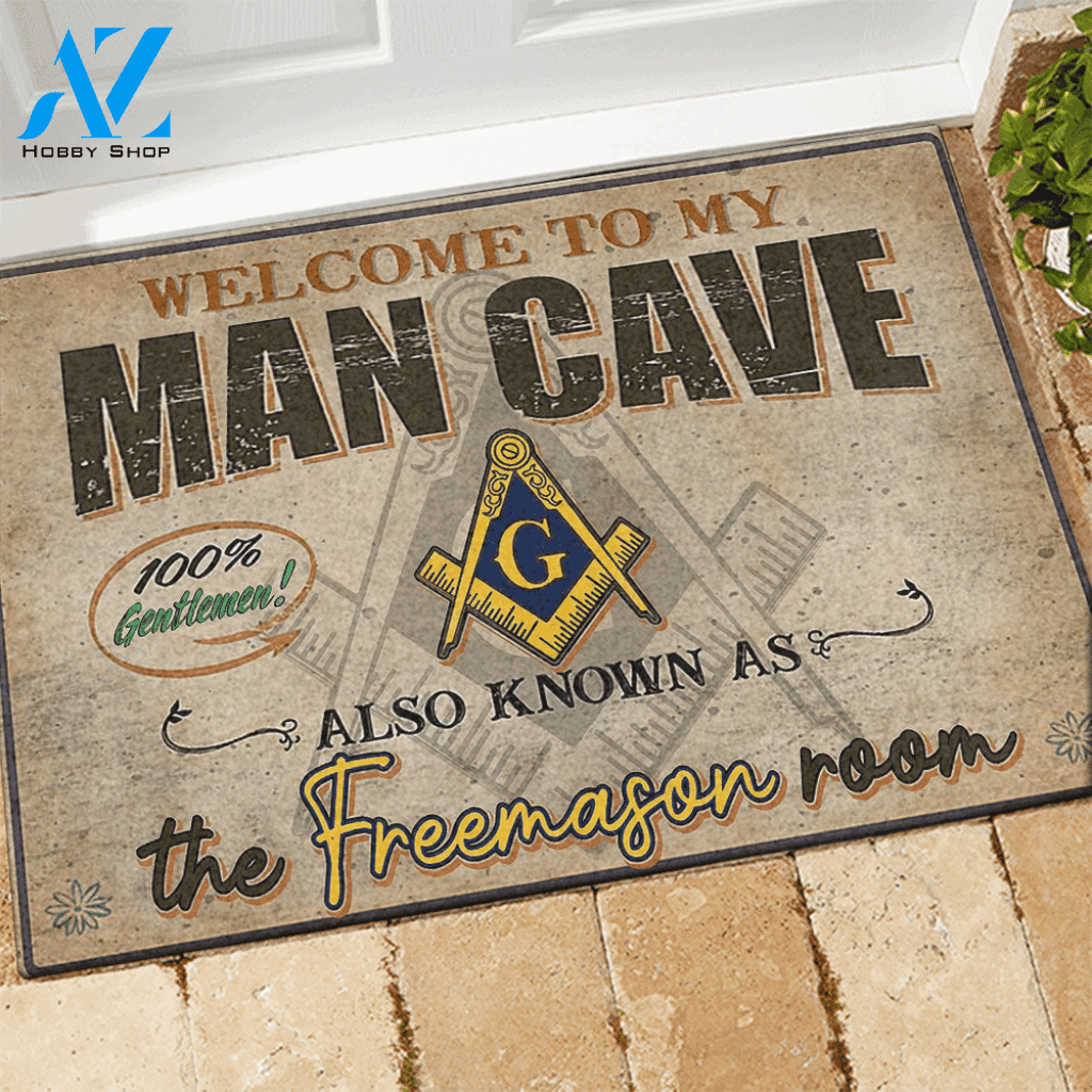 Freemasonry Doormat The Freemason Room | Welcome Mat | House Warming Gift