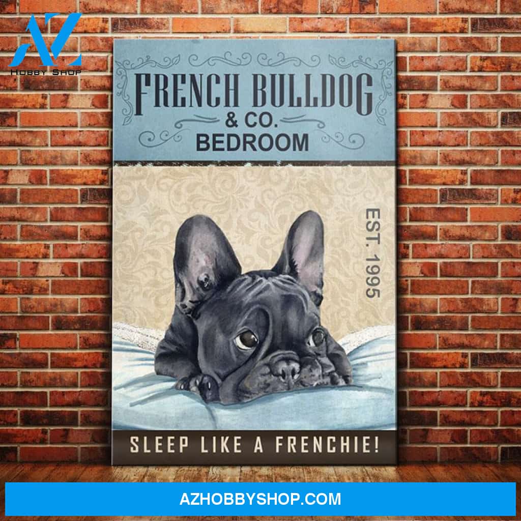 French Bulldog Bedroom Company Canvas Wall Art, Wall Decor Visual Art