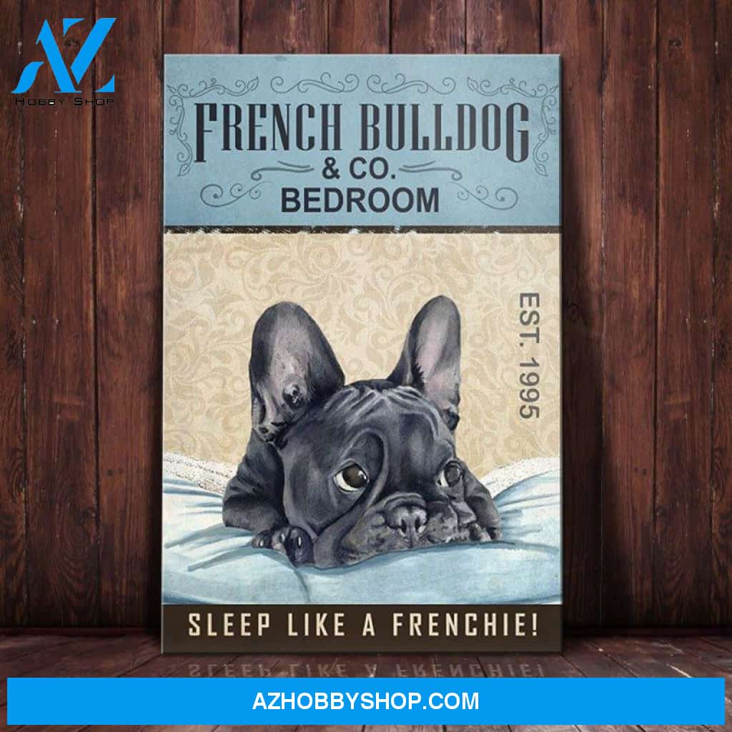 French Bulldog Bedroom Company Canvas Wall Art, Wall Decor Visual Art