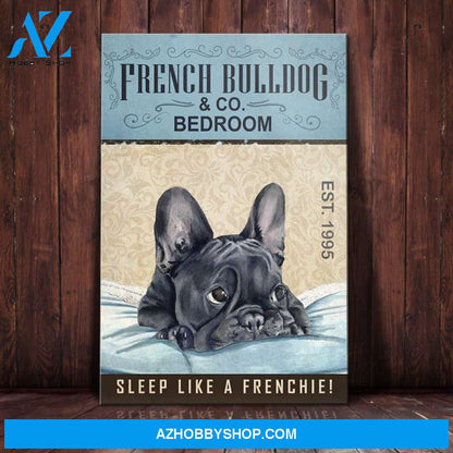 French Bulldog Bedroom Company Canvas Wall Art, Wall Decor Visual Art