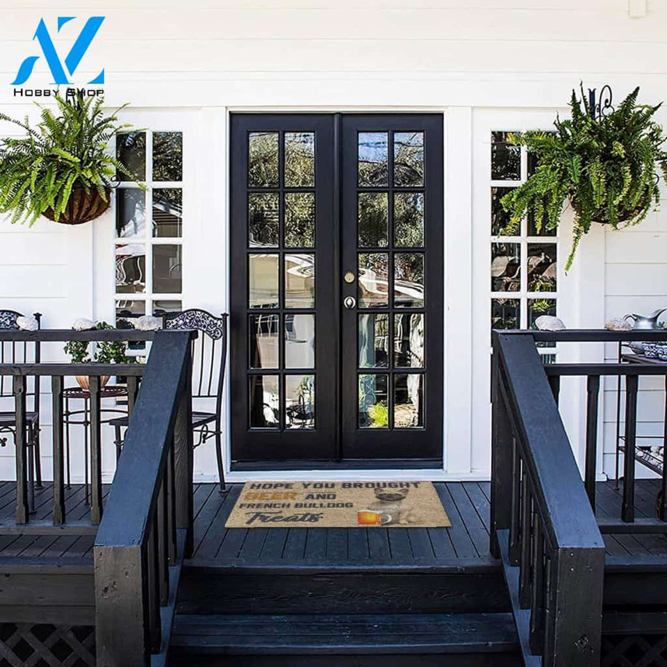 French Bulldog Beer Doormat