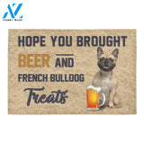 French Bulldog Beer Doormat