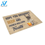 French Bulldog Beer Doormat - Welcome Mat - Home Decor