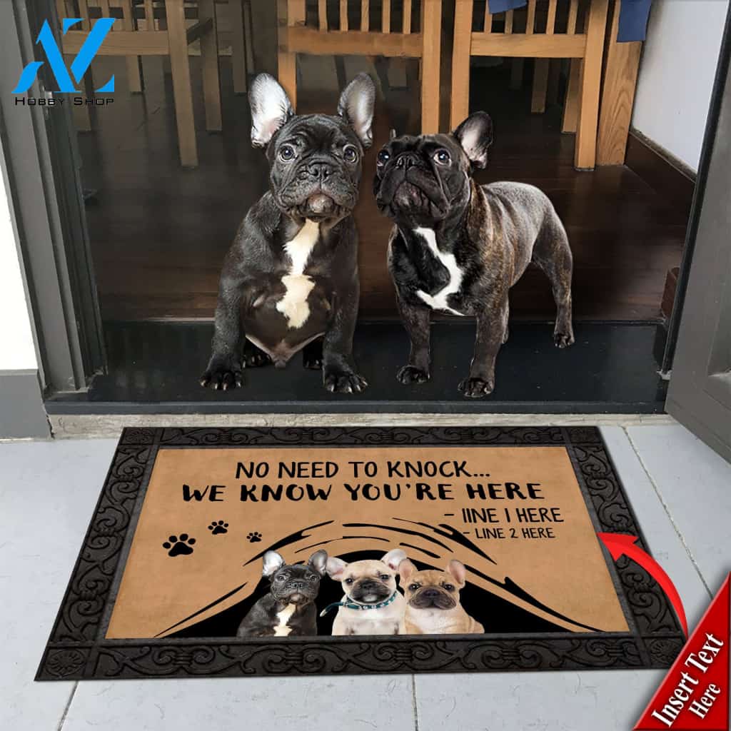 French bulldog M288 Custom Doormat All Over Printed (6228)