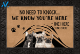 French bulldog M288 Custom Doormat All Over Printed (6228)