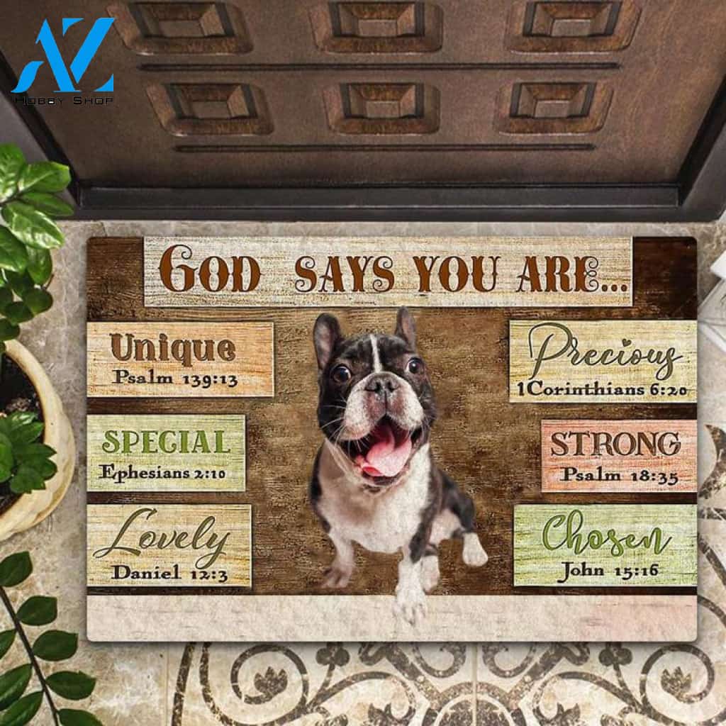 French Bulldog God Says You Are Doormat