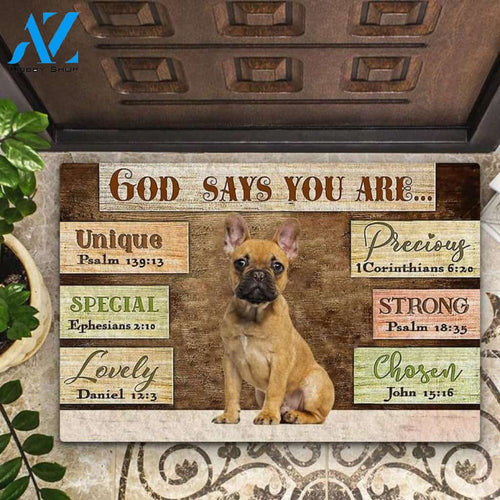 French Bulldog God Says You Are Doormat