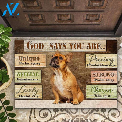 French Bulldog God Says You Are Doormat