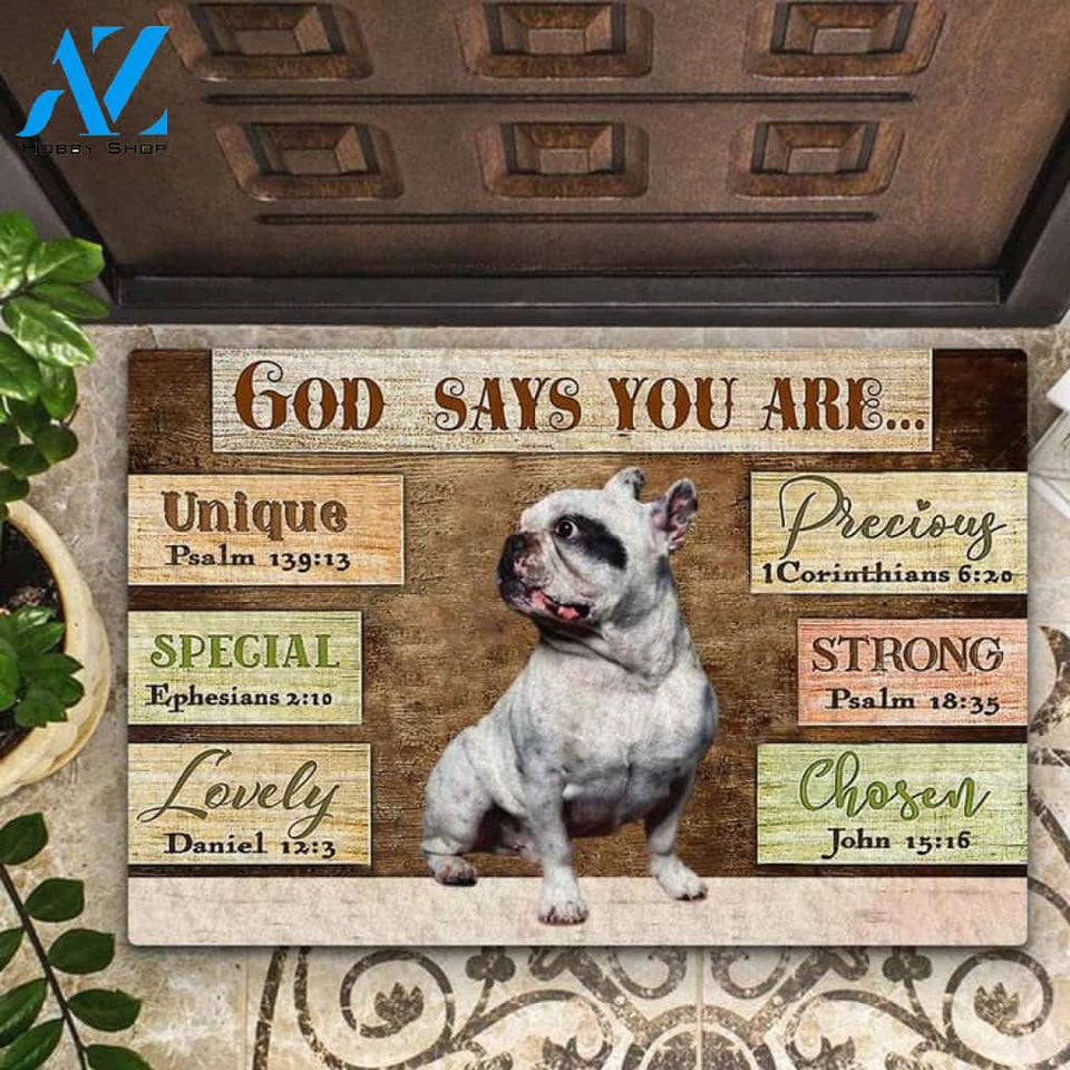 French Bulldog God Says You Are Doormat